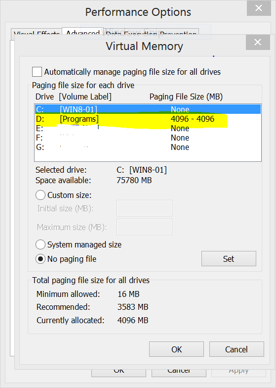 Solved - Drive C space use up | Windows 8 Help Forums