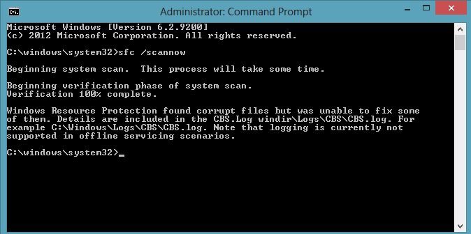 Solved - Windows Resource Protection found corrupt files unable 