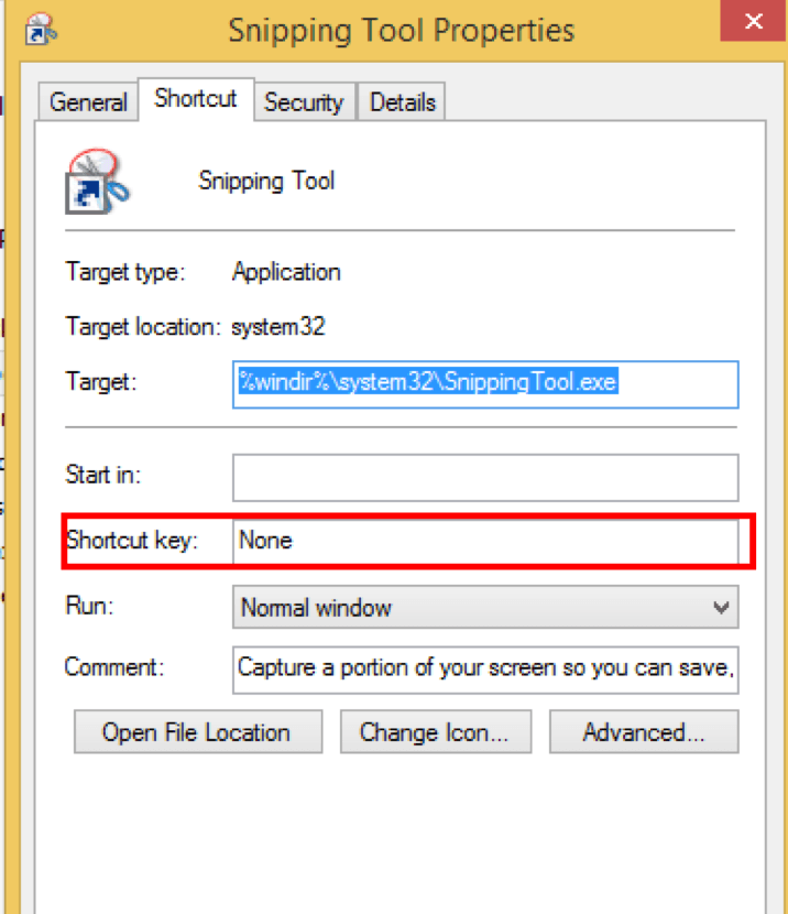 Kalkun Information server Assigning Print Screen key to Snipping Tool | Windows 8 Help Forums