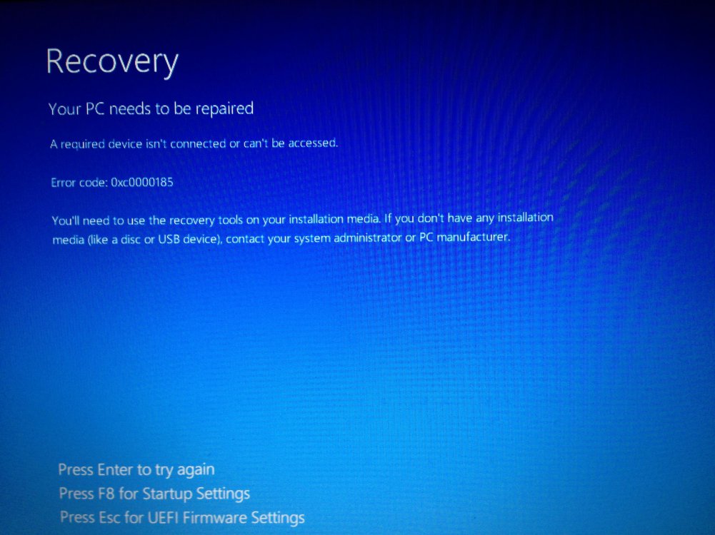 System Recovery not working on Samsung Laptop | Windows 8 Help Forums