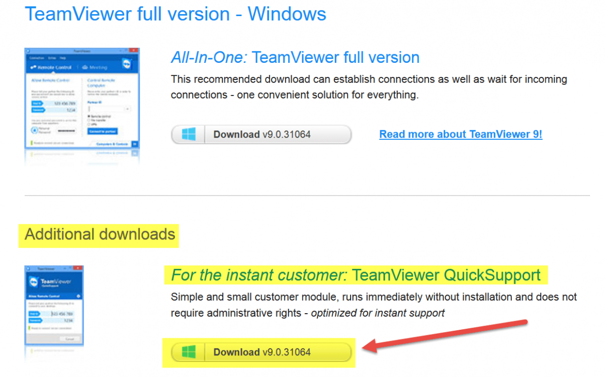 teamviewer 9 download for windows xp